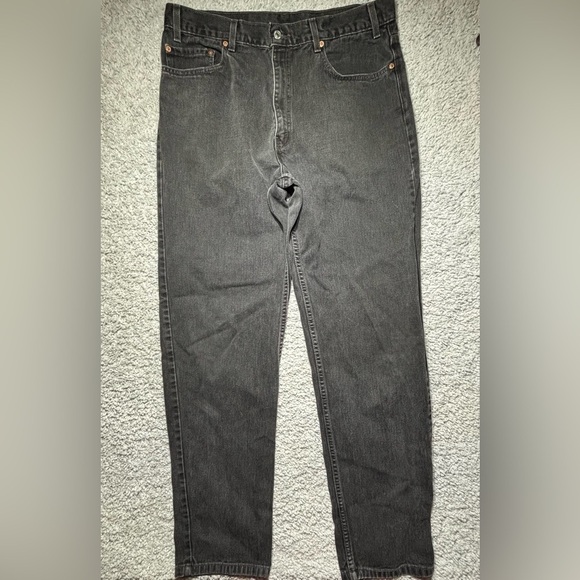 Levi's Jeans Mens 38 x 36 550 Vintage Relaxed Fit Baggy Black Bat Wing Casual